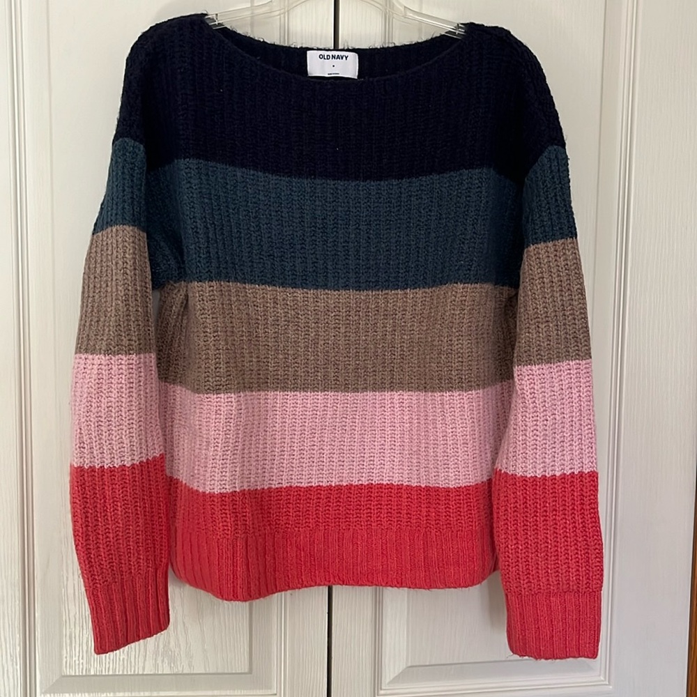 Striped old navy sweater